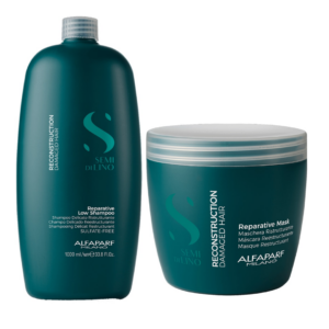 SHAMPOO 1LT + MASCARILLA 500GR RECONSTRUCION